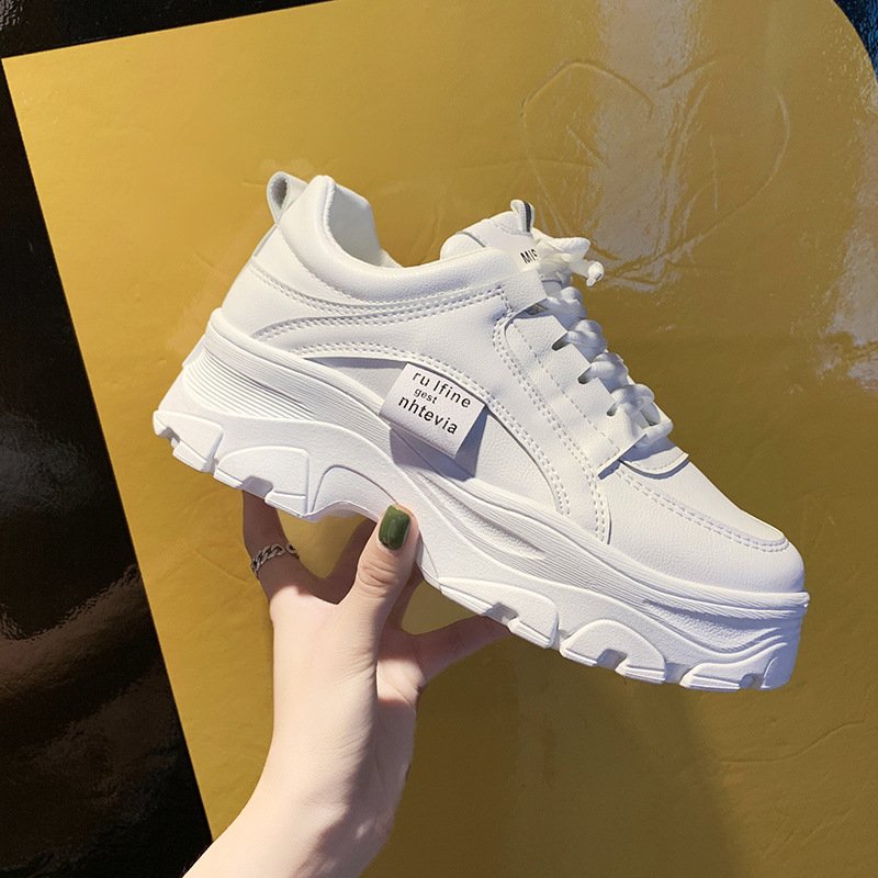 2021 spring new super hot sports shoes for female students, women's casual thick-soled shoes 2021 spring new super hot sports shoes for female students, women's casual thick-soled shoes